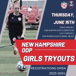 NH ODP Tryouts 2023-2024 Season – NH Soccer Association